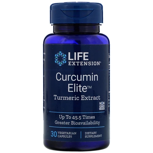 Life Extension Curcumin Elite, Turmeric Extract, 30 Vegetarian Capsules (LEX24673)