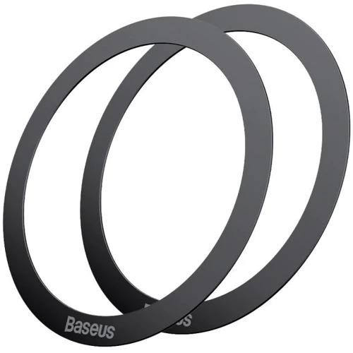 Держатель Пластина для MagSafe Baseus Halo Series Magnetic Metal Ring (2pcs) Black (PCCH000001)