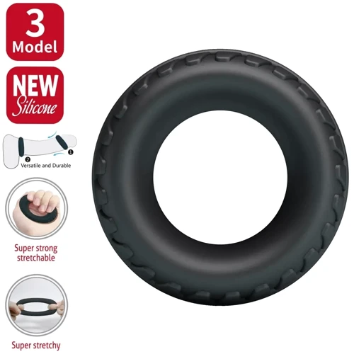 Ерекційне кільце LYBAILE Crazy Bull №3 - Dilson super soft silicone (BI-210353)