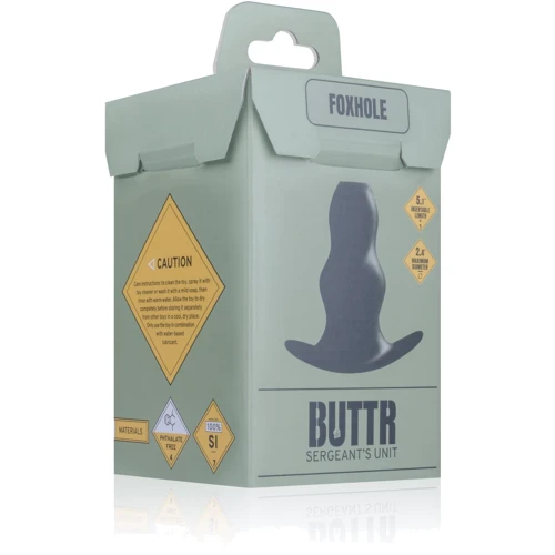 Анальная пробка BUTTR - Foxhole Hollow Butt Plug