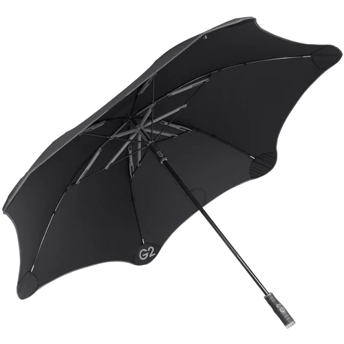 Противоштормовой зонт-трость мужской механический Blunt черный (Bl-golf2-charcoal) фото 6
