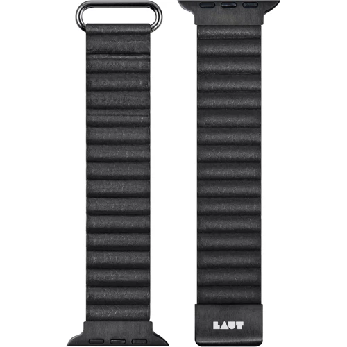LAUT NOVI LUXE Black (L_AWL_NL_BK) for Apple Watch 42/44/45/49mm