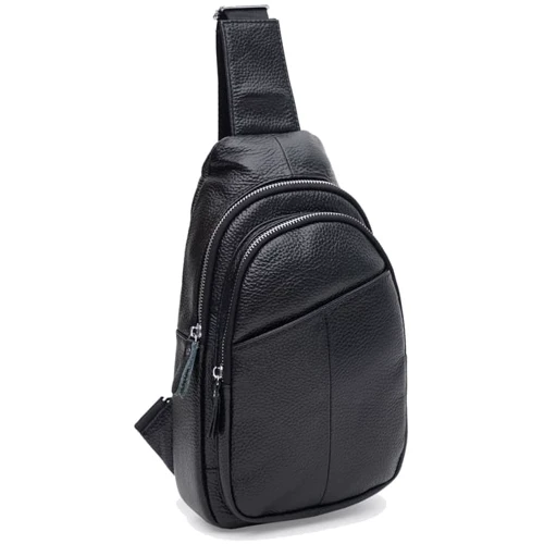 Чоловіча сумка-слін Keizer чорна (K1512bl-black)