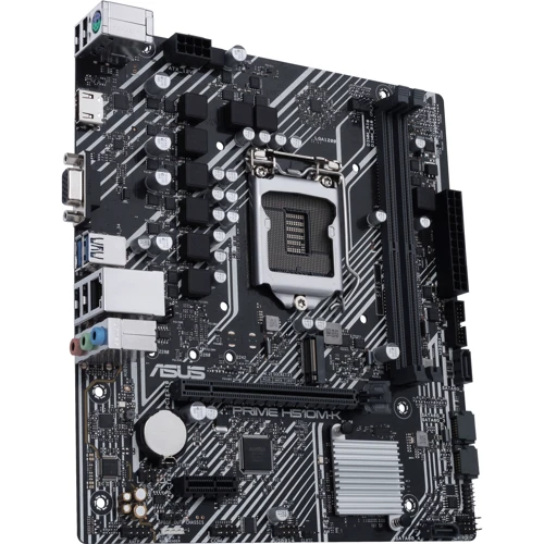 ASUS PRIME H510M-K R2.0: Разъемы на плате USB 2.0, СОМ, USB 3.2 Gen 1