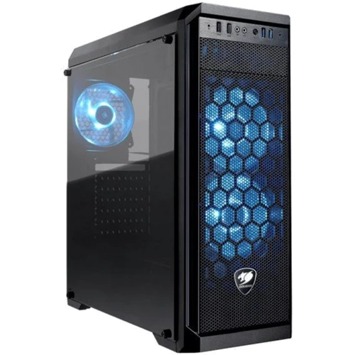 Корпус Cougar MX330-G Air Black: Типорозмір Midi-Tower