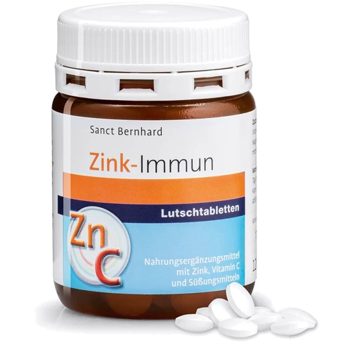 Sanct Bernhard Zink-Immun Витамин С 60 mg цинк 5 mg 120 таблеток для рассасывания