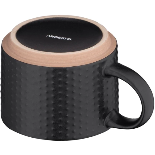 Кухоль Ardesto Anzio кераміка 300 мл Чорний (AR3042BK)