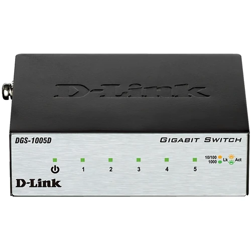 Мережевий комутатор D-Link DGS-1005D: Тип Коммутатор неуправляемый