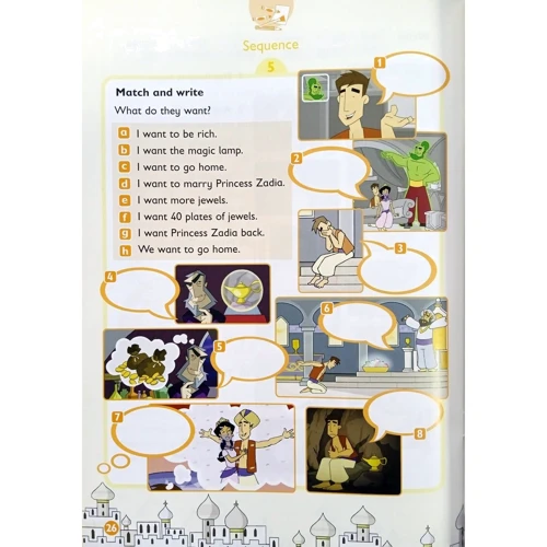 Aladdin: Activity Book: Количество страниц 32