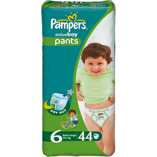 Підгузки-трусики Pampers Active Boy Extra Large (16+ кг) Джамбо 44шт (4015400255819)