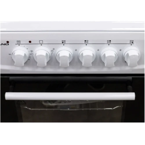 Плита комбінована MILANO ML50 E10+White: Тип варильної поверхні газова