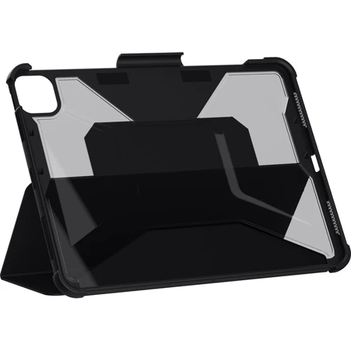 Аксесуар для iPad Urban Armor Gear UAG Plyo Black/Ice (123292114043) for iPad 10.9 (2022 / 2024) / iPad 11 2025: Особливості відділення для стілусу, трансформується на підставку, Надійний захист від подряпин і забруднень