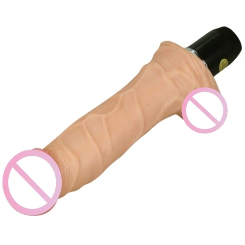 Реалистичный вибратор LOVETOY Reel Feel Flexi Vibrator Flesh 9" (телесный)