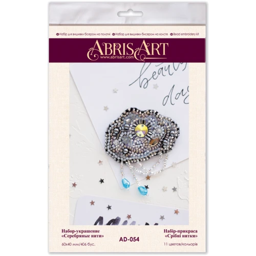 Abrisart AD-054 Набор для вышивки бисером украшения Серебряные нити: Производитель Abrisart