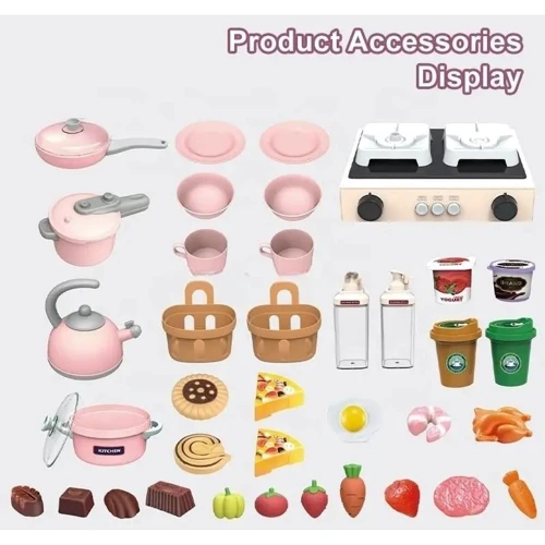 Кухня детская Dream Kitchen: 80+ аксессуаров, звуковые и световые эффекты, пар, блендер (93 T-4)