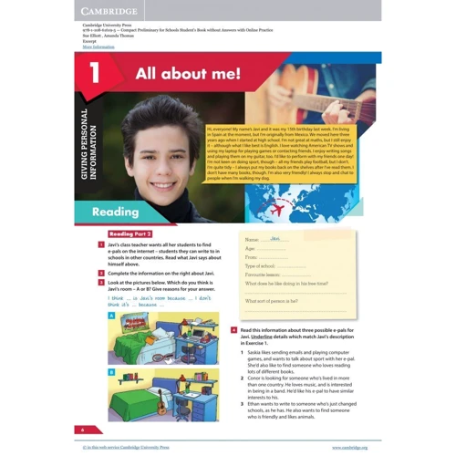 Compact Preliminary for Schools 2nd Edition: Student's Pack.: Кількість сторінок 176