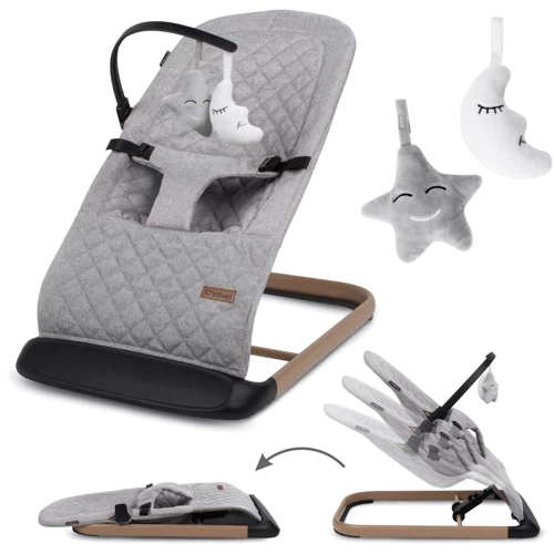 Кресло-качалка Kidwell LARO Full Grey/Wooden (Hnrt_4872): Тип кресло-качалка