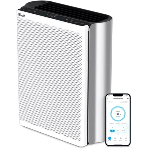 Очищувач повітря Levoit VeSync Everest Air Smart True HEPA LAP-E551S-AEUR (HEAPAPLVSEU0148Y): Площа приміщення, кв.м 52