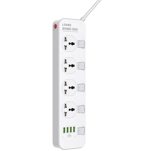 Сетевой фильтр LDNIO SC4408 White