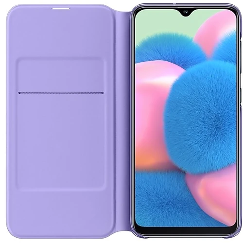 Чехол для телефонов Samsung Wallet Cover Black (EF-WA307PBEGRU) for Samsung A307 Galaxy A30s: Материал поликарбонат и полиуретан