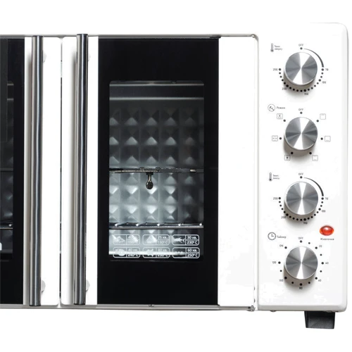 Электродуховка настольная LIBERTON LEO-500 White: Объем, л 50