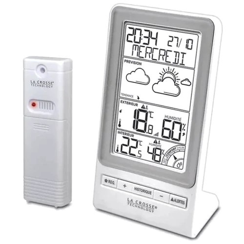 Метеостанція La Crosse WS6819 White/Silver