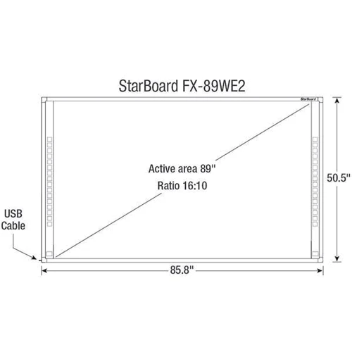 Інтерактивна дошка StarBoard FX-89WE2: Виробник Starboard