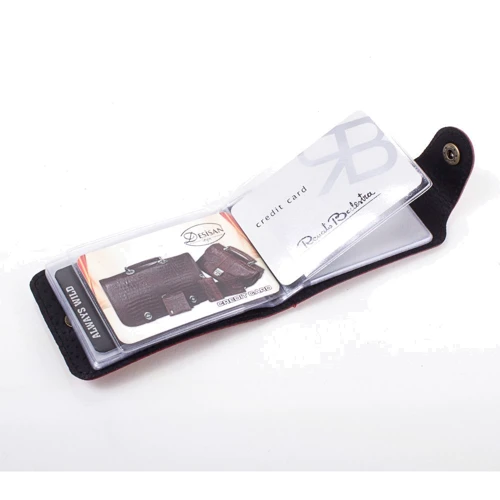 Жіноча візитниця DNK Leather червона (DNK-Cards-Hcol-H): Тип Візитниці