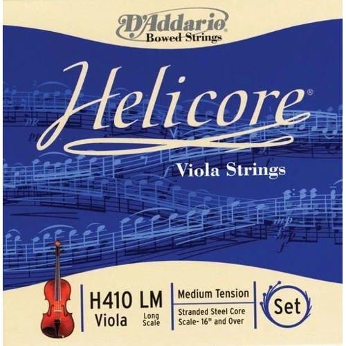 Струни D`ADDARIO H410LM Helicore LM: Призначення Для альта