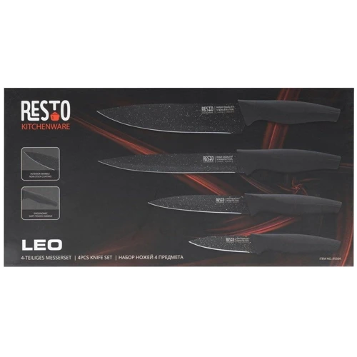 Набор кухонных ножей Resto Leo 4 предмета (95504): Количество предметов 4