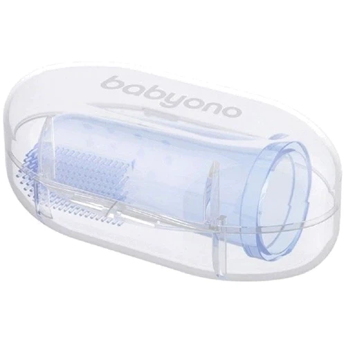 Зубная щетка BabyOno с массажем для десен голубой (723/02): Тип Зубная щетка