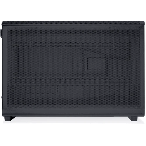 Корпус Lian Li A3X Black (G99.A3X.00): Материал передней панели пластик