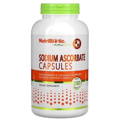 Nutribiotic Sodium Ascorbate Буферизований вітамін С 250 капсул