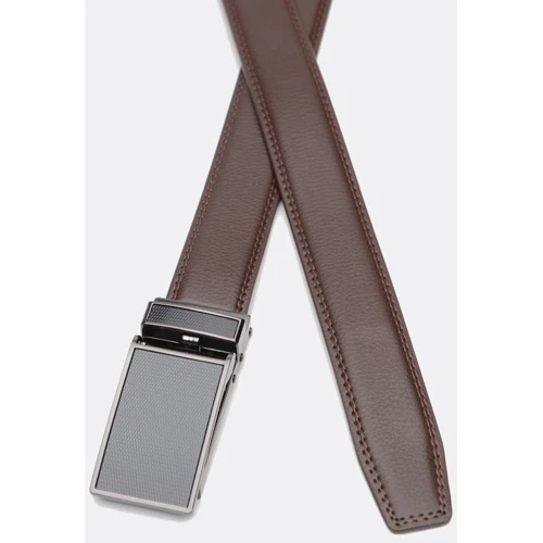 Чоловічий ремінь Borsa Leather коричневий (C133-0200-1): Стать Чоловік