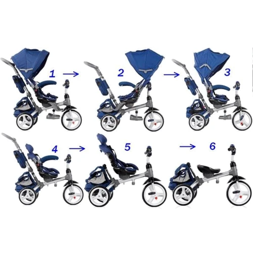 Коляска-велосипед MODI Crosser Синий (T500 Blue)