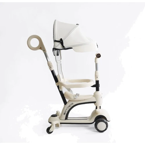 Самокат 5в1 Skyper 125х35 мм бежевый (BG-50123): Количество колес 3