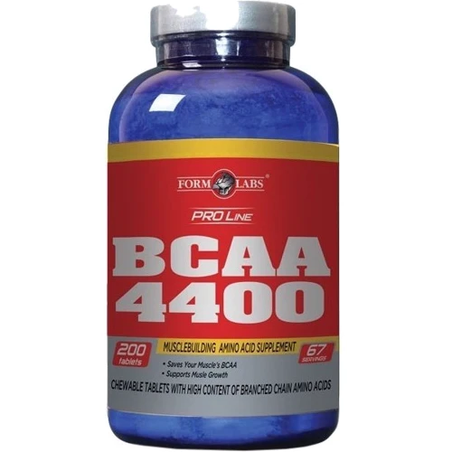 Амінокислота для спорту Form Labs BCAA 4400 200 caps