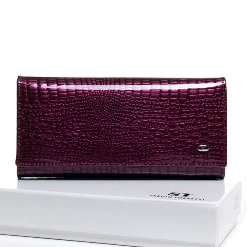 Женский кошелек Sergio Torretti LR фиолетовый (W1-V-2 purple)