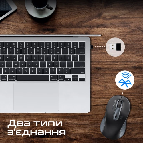 Мышь Promate Ken Wireless Black (ken.black)