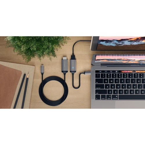 Адаптер Satechi Adapter USB-C to HDMI 8K Space Gray (ST-AC8KHM) фото 9
