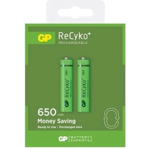 Gp AAA 65AAAHCE-2GBE2 ReCyko+ 650mAh * 2 (65AAAHCE / 4891199043147)