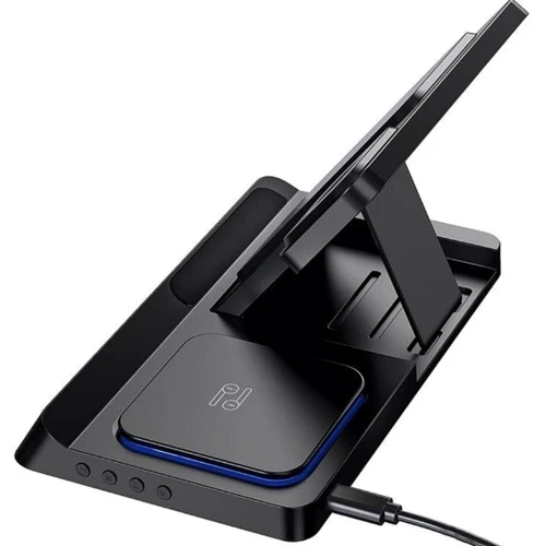 Зарядний пристрій WIWU Wireless Charger Power 5 in 1 Wi-W006 15W Black для Apple iPhone, Apple Watch and Apple AirPods: Кількість USB-портів 1
