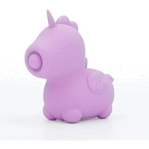 Вібратор-єдиноріжка Unihorn - Karma Lilac, з пульсацією
