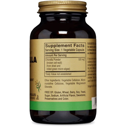 Solgar Chlorella (Broken Cell-Wall) 100 Veggie Caps: Форма выпуска Капсулы