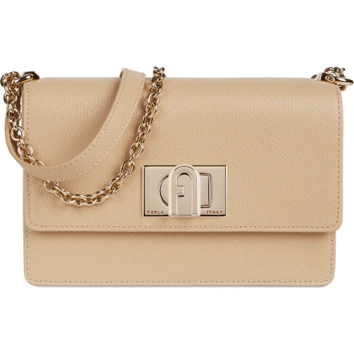Женская сумка кросс боди Furla 1927 Mini бежевая (1056937)