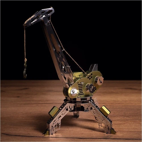 Коллекционная модель-конструктор Metal Time Mighty Machine Подъемный кран (MT055): Тип модели спецтехника