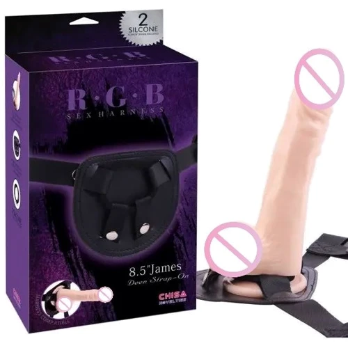 Страпон CHISA R.G.B - 8.5" JAMES DEEN Strap-On