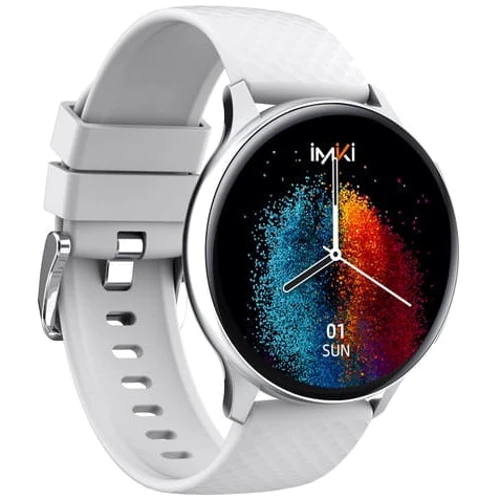 Смарт-часы iMiki KW66 Pro Silver Silicone Strap: Время работы до 7 дней