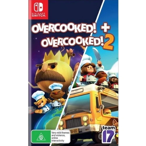 Overcooked + Overcooked 2 (Nintendo Switch)