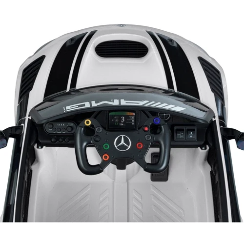 Дитячий електромобіль Bambi Mercedes-Benz AMG GT3 білий (M 5112EBLR-1)